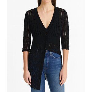 Escada Sport crochet long cardigan size L